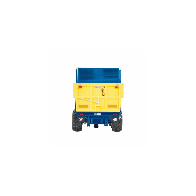 Britains Kane Tri-Axle Halfpipe Silage Trailer-1
